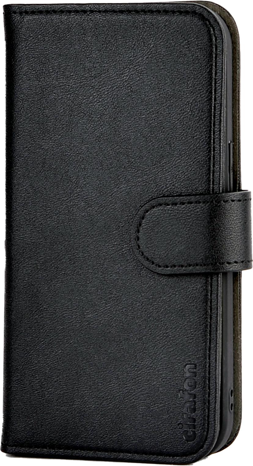 Cirafon Recycled PU Leather wallet iPhone 15 Zwart