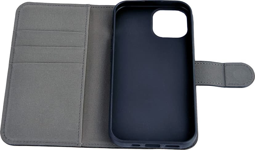Cirafon Recycled PU Leather wallet iPhone 15 Zwart