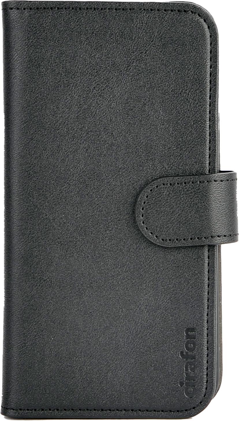 Cirafon Recycled PU Leather wallet iPhone 15 Zwart