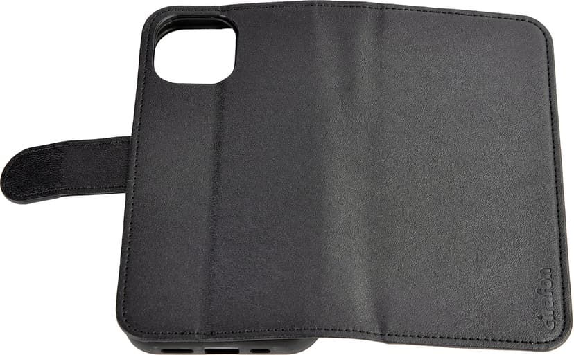 Cirafon Recycled PU Leather wallet iPhone 15 Zwart