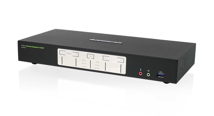 Iogear GCS1944 KVM-kytkin musta