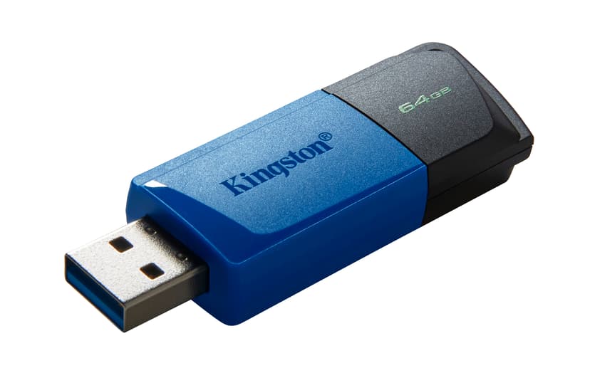 Kingston DataTraveler Exodia M 2-P 64GB USB Type-A Svart, Blå