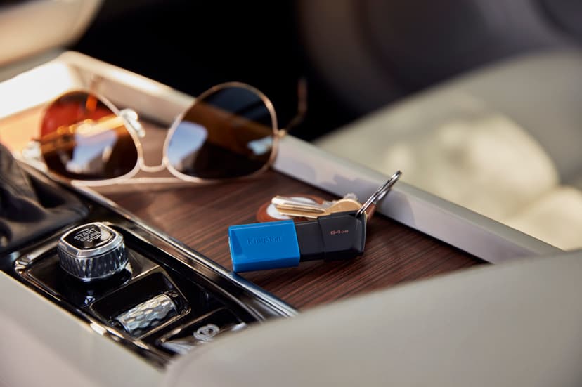Kingston DataTraveler Exodia M 2-P 64GB USB Type-A Svart, Blå