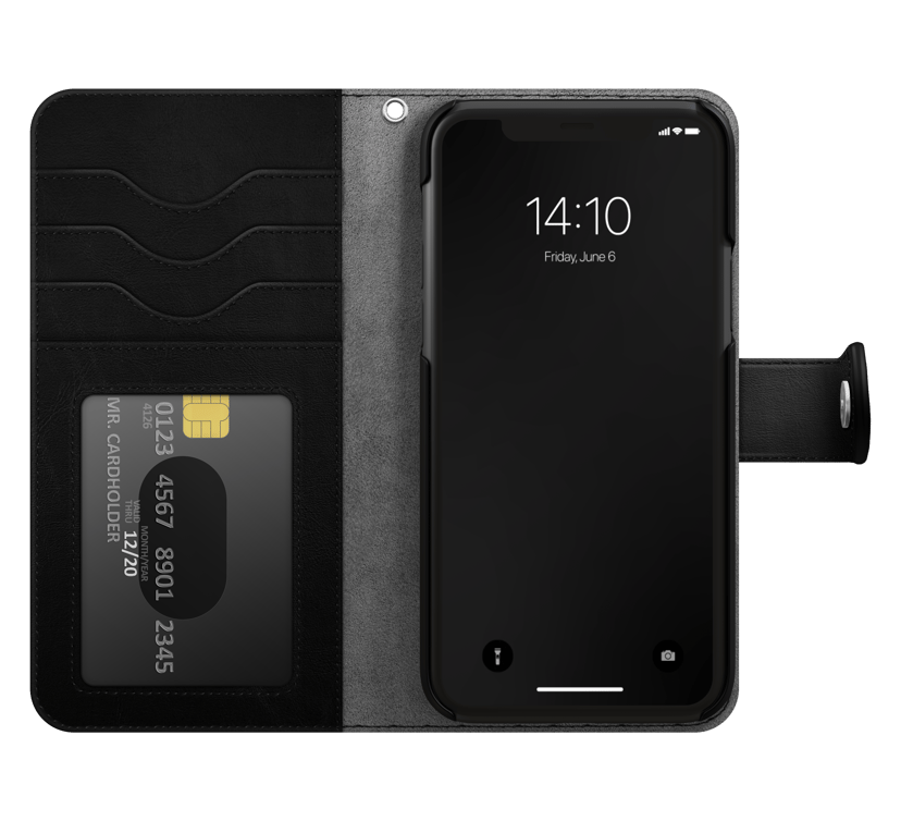 iDeal Magnet Wallet+ Vippedeksel For Mobiltelefon Sort