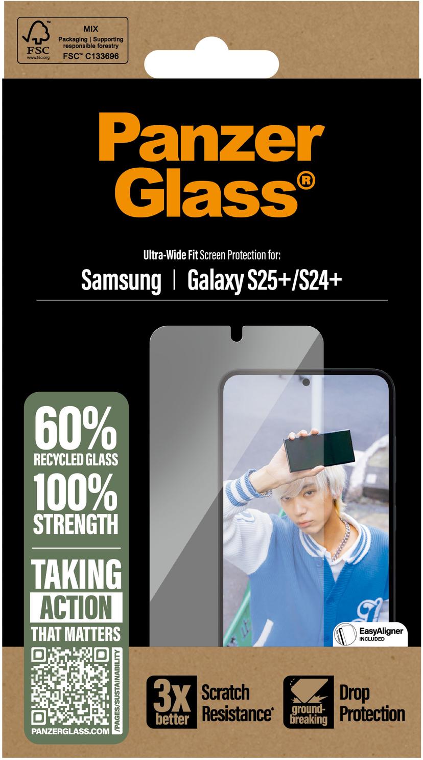 Panzerglass Ultra-Wide Fit skärmskydd Samsung Galaxy S24+, Samsung Galaxy S25+
