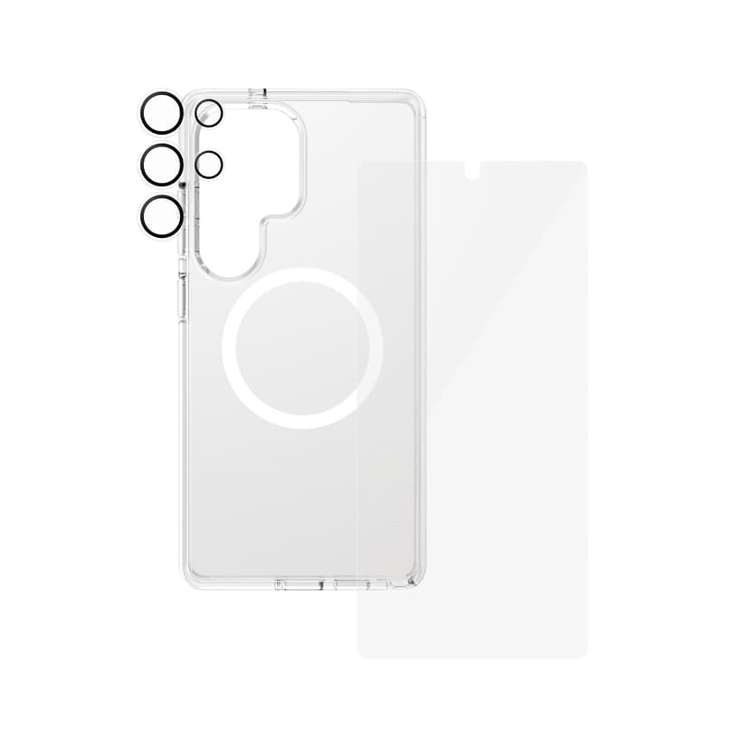 Panzerglass CARE 3-in-1 Bundle Samsung Galaxy S25 Ultra Läpinäkyvä