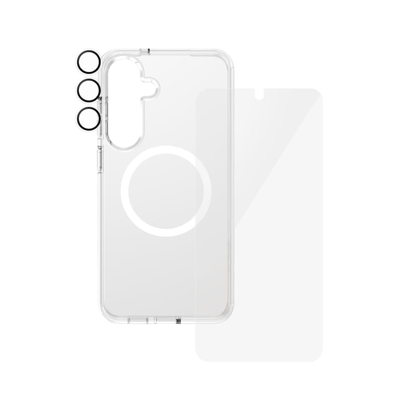 Panzerglass CARE 3-in-1 Bundle Samsung Galaxy S25+ Gjennomsiktig