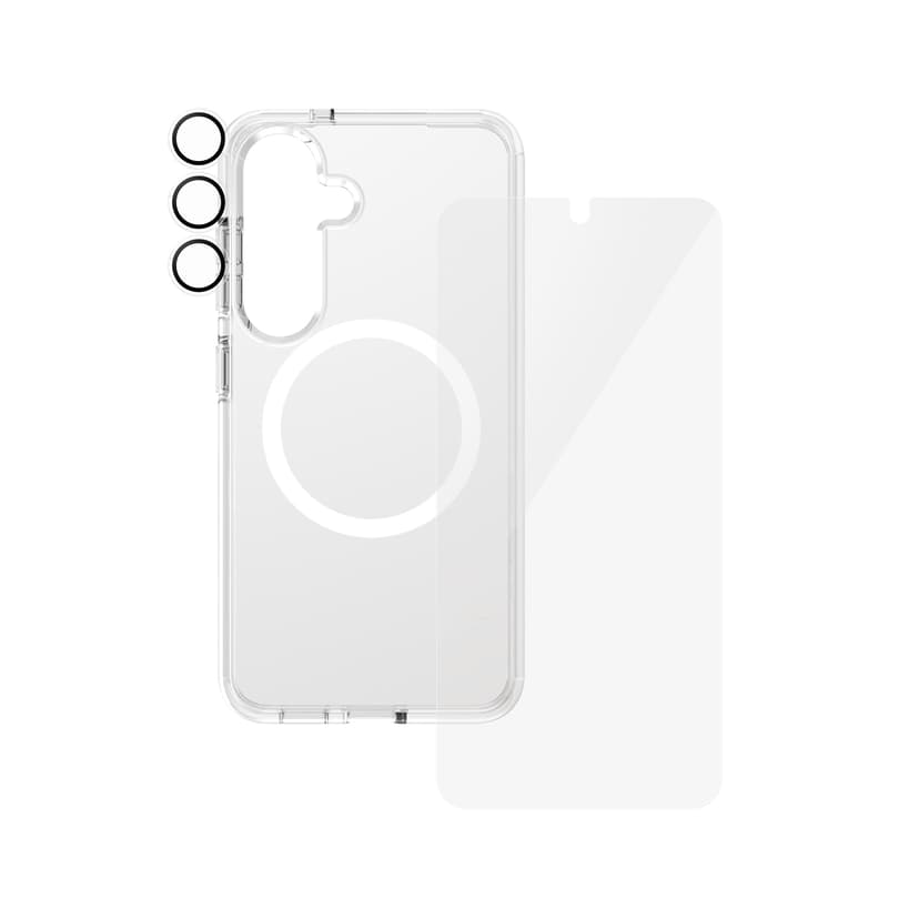 Panzerglass CARE 3-in-1 Bundle Samsung Galaxy S25 Läpinäkyvä