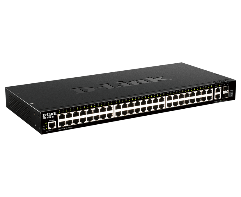 D-Link DGS-1520-52 netwerk-switch Managed L3 10G Ethernet (100/1000/10000) 1U Zwart