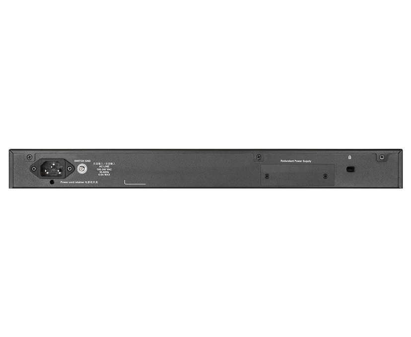 D-Link DGS-1520-52MP verkkokytkin Hallittu L3 Gigabit Ethernet (10/100/1000) Power over Ethernet -tuki 1U musta
