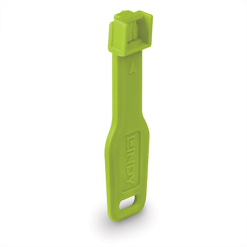 Lindy Port Blocker RJ45 Green10-Pack + Key