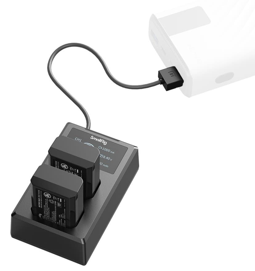 Smallrig NP-FW50 batteri- och laddningssats för kamera
