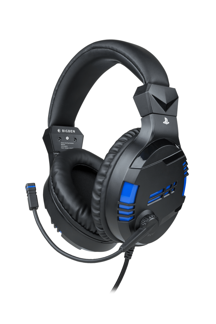 Nacon PS5 Gaming Headset V3 Stereo Blå, Svart