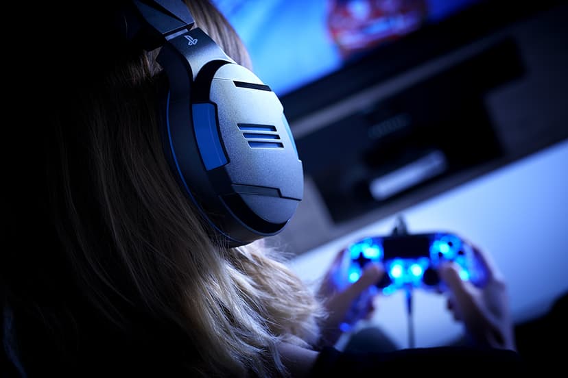 Nacon PS5 Gaming Headset V3 Stereo Musta, Sininen