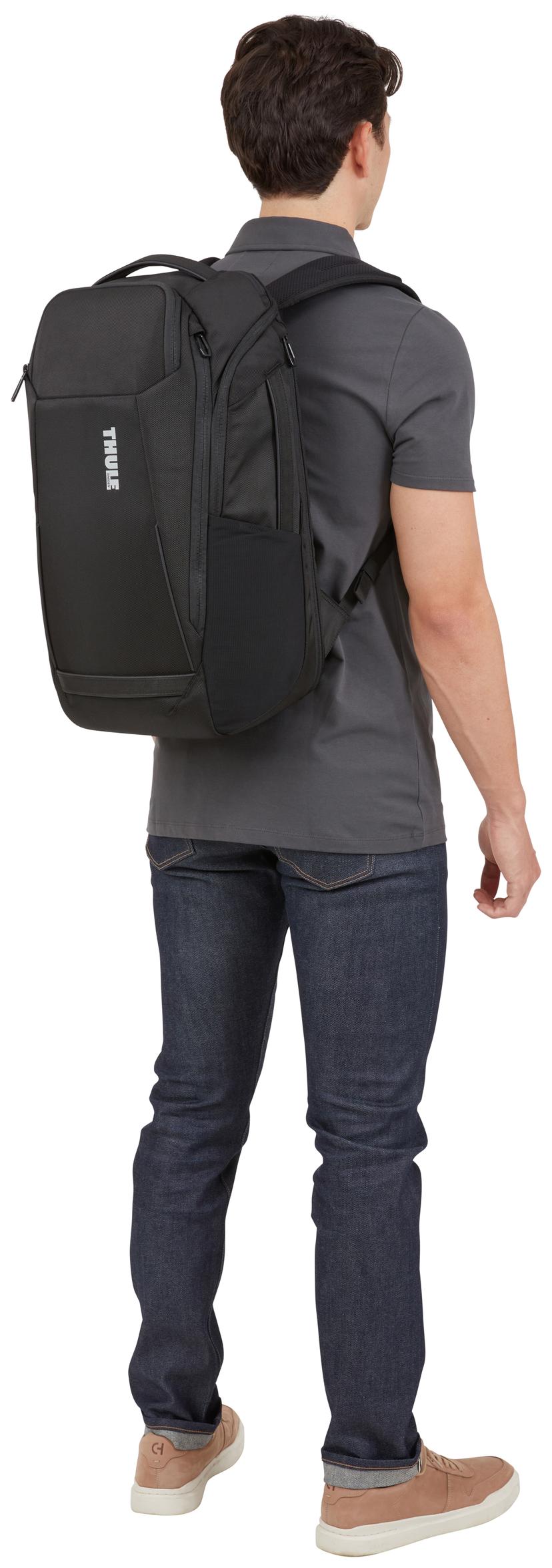Thule Accent Backpack 28L 16" Kierrätetty polyesteri Musta