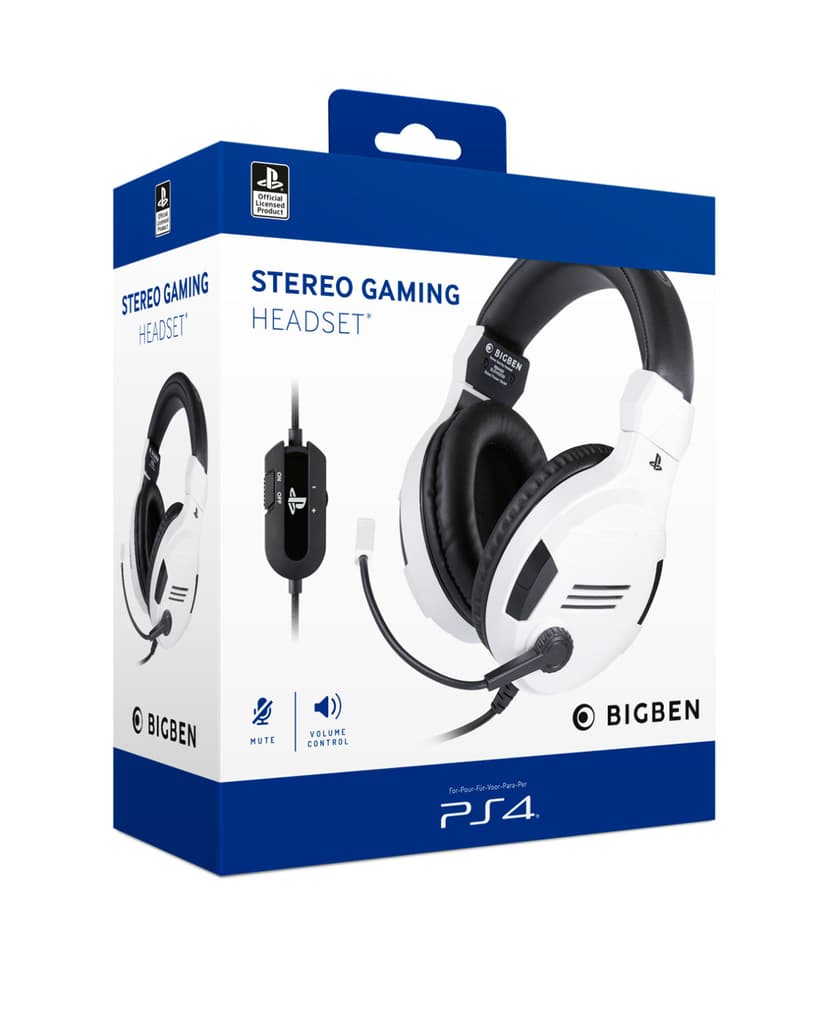 Nacon PS5 Gaming Headset V3 Stereo Valkoinen
