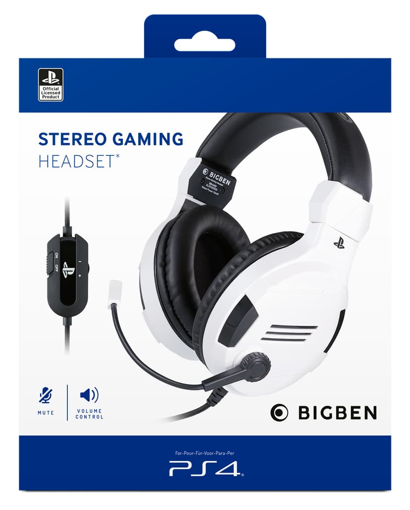 Nacon PS5 Gaming Headset V3 Stereo Vit