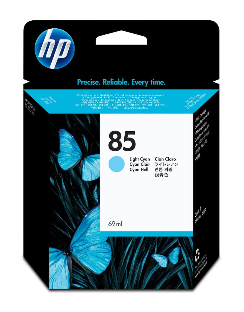HP Blekk Ljus Cyan No.85 DNJ 30/130