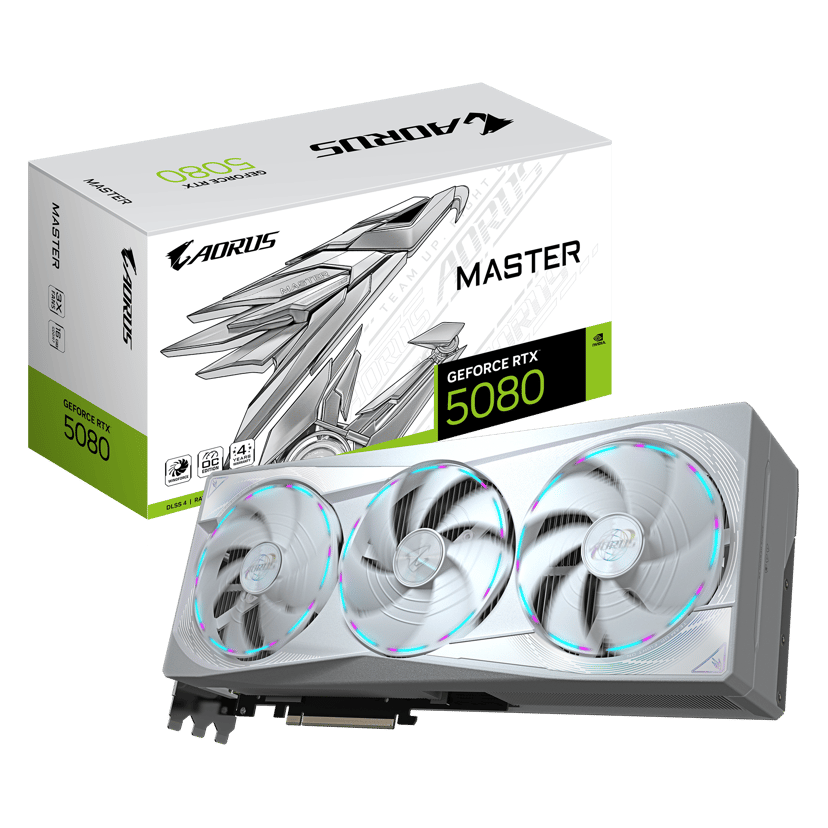 Gigabyte Aorus Master Ice GeForce RTX 5080 16GB