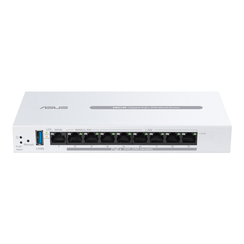 ASUS ExpertWiFi EBG19P bedrade router Gigabit Ethernet Wit