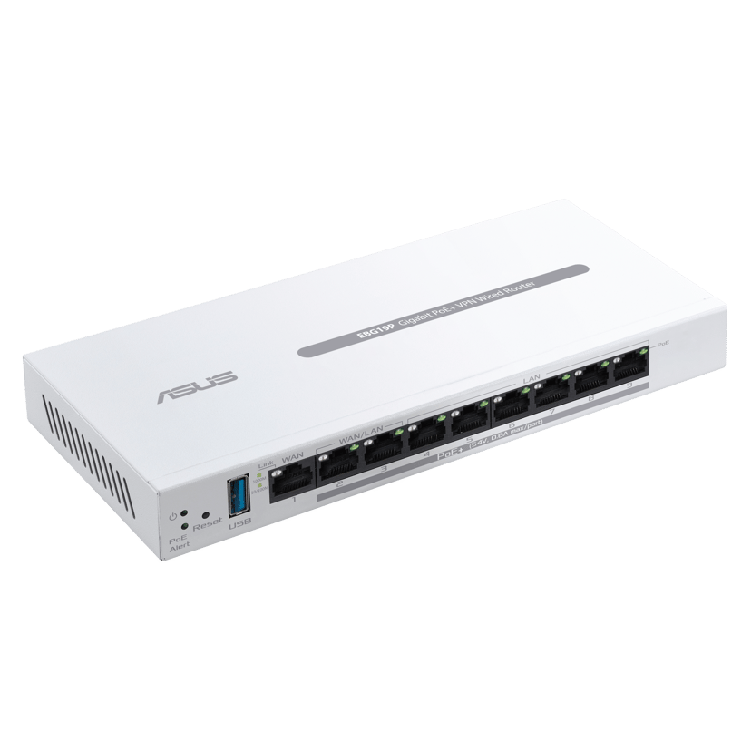 ASUS ExpertWiFi EBG19P Kabelruter Gigabit Ethernet Hvit
