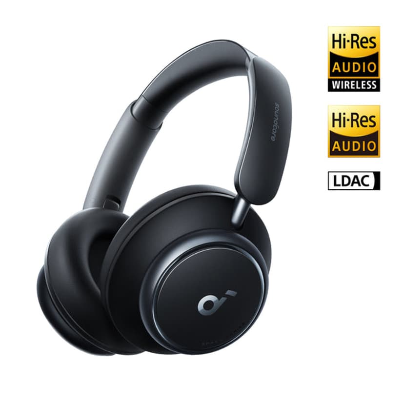 Anker Soundcore Space Q45 Wireless Headset - Black USB Type-C Sort