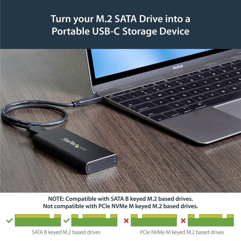 Startech M.2 NGFF SATA Enclosure