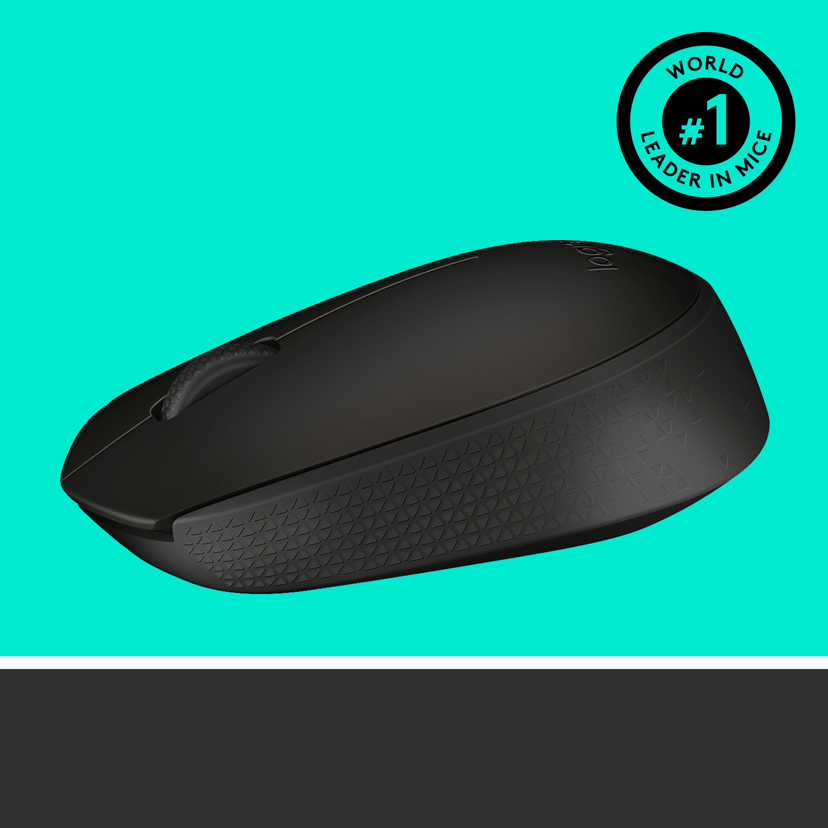 Logitech M171 Wireless RF trådløst Mus Sort, Grå
