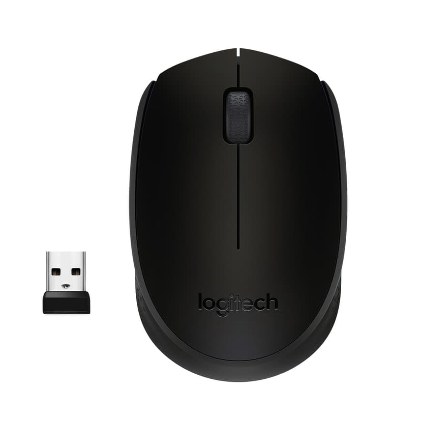 Logitech M171 Wireless Langaton RF Hiiri Musta, Harmaa