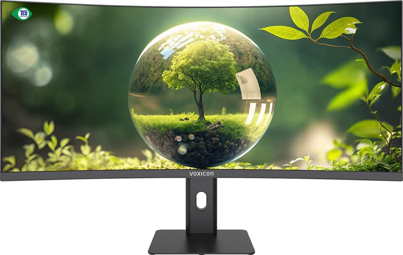Voxicon O34QHDCE Ergonomisk Skärm TCO 9.0 ETHERNET 34" 3440 x 1440pixels VA 21:9 165Hz