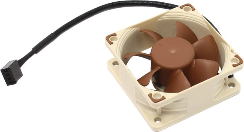 Noctua NF-A6X25 PWM Tietokoneen jäähdytysjärjestelmä Tuuletin 6 cm Ruskea, Valkoinen Tuuletin Ruskea, Valkoinen
