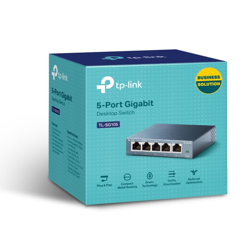 TP-Link TL-SG105 5-Port Gigabit Switch 3-Pack