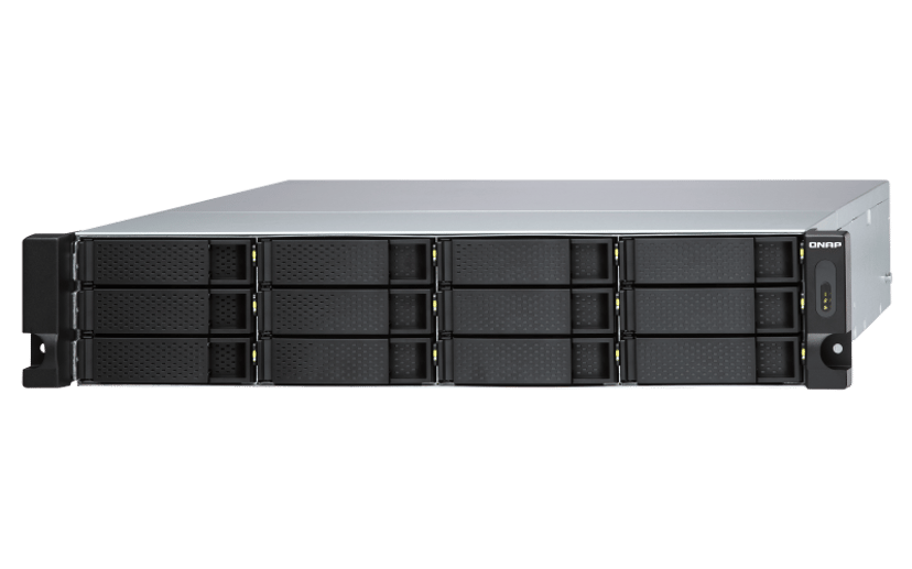 QNAP TL-R1200S-RP harddiskkabinett HDD/SSD-kabinett Sort, Grå 2.5/3.5"