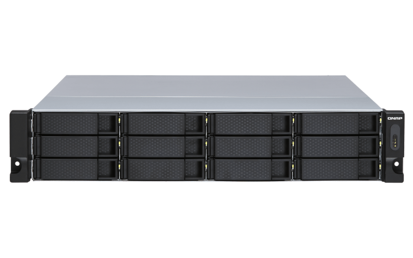 QNAP TL-R1200S-RP harddiskkabinett HDD/SSD-kabinett Sort, Grå 2.5/3.5"