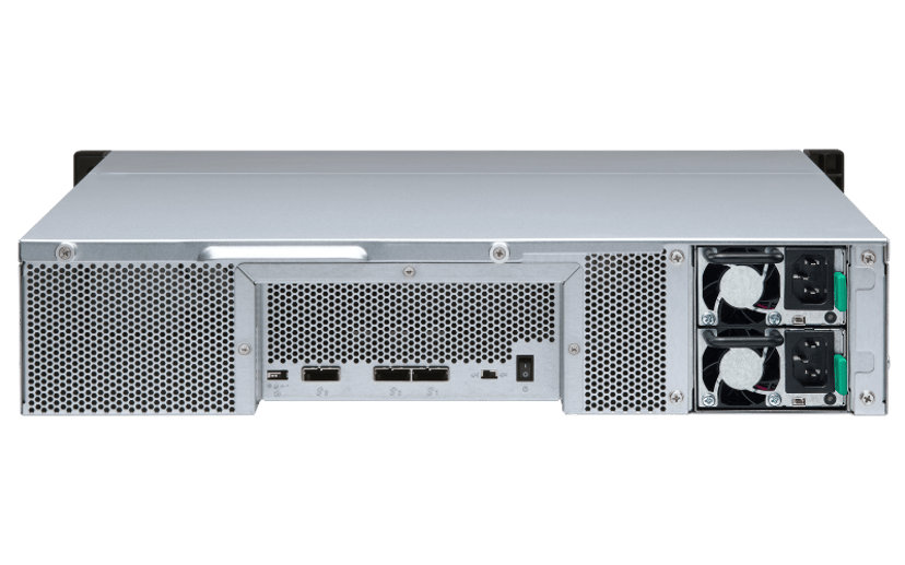 QNAP TL-R1200S-RP harddiskkabinett HDD/SSD-kabinett Sort, Grå 2.5/3.5"