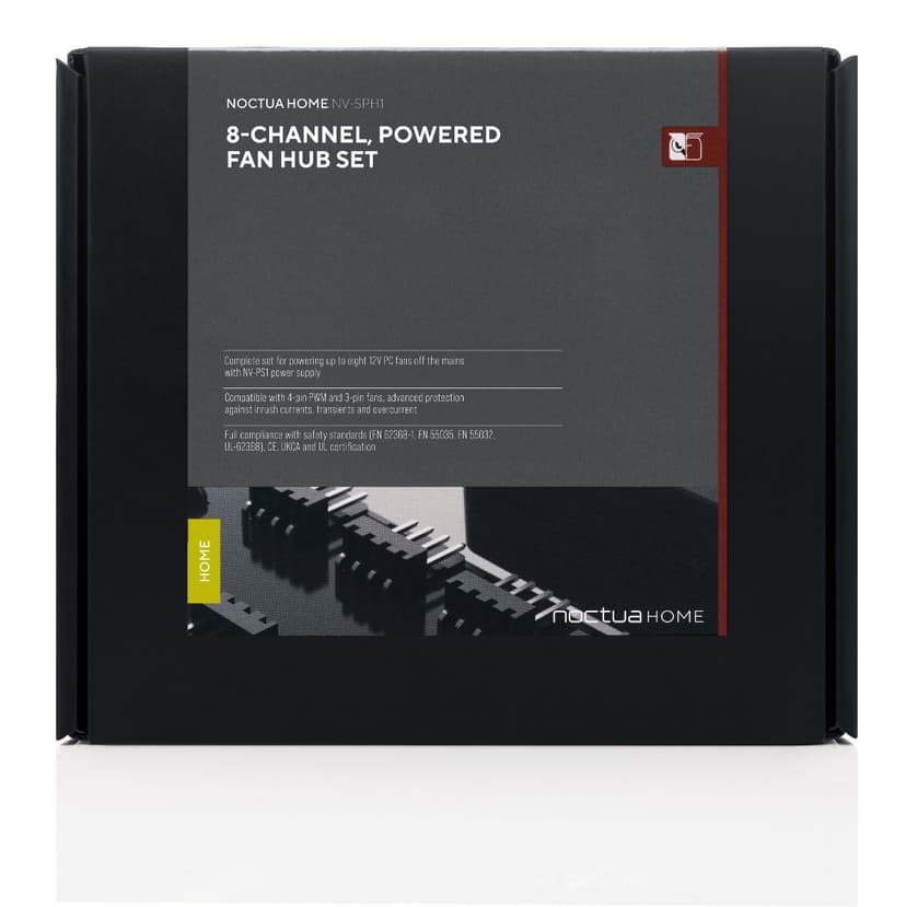 Noctua NV-SPH1 tuulettimen nopeudensäädin 8 kanavaa musta