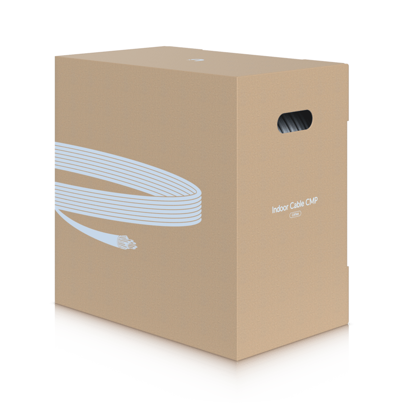 Ubiquiti UniFi Indoor Cable CAT6A CMP Cat6a 305m. Hvid