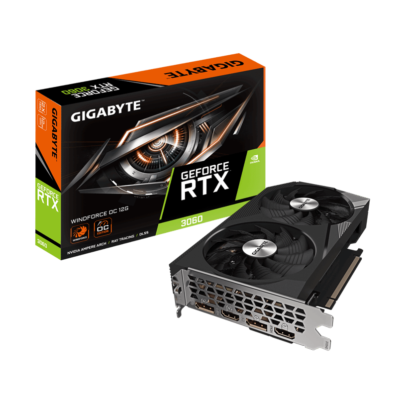 Gigabyte GeForce RTX 3060 12GB Windforce 2X OC 2.0 12GB