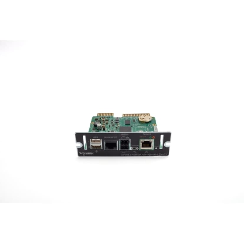 APC AP9643 Smart-UPS Netwerk Management Card (gen3) met omgevings bewaking en MODBUS