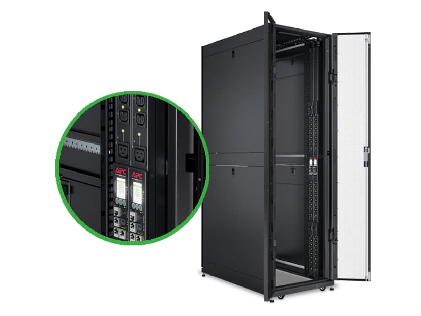 APC Rack PDU APDU9953, Switched, 0U, 32A, 230V, (21x) C13 & (3x) C19, IEC 309 32A stekker