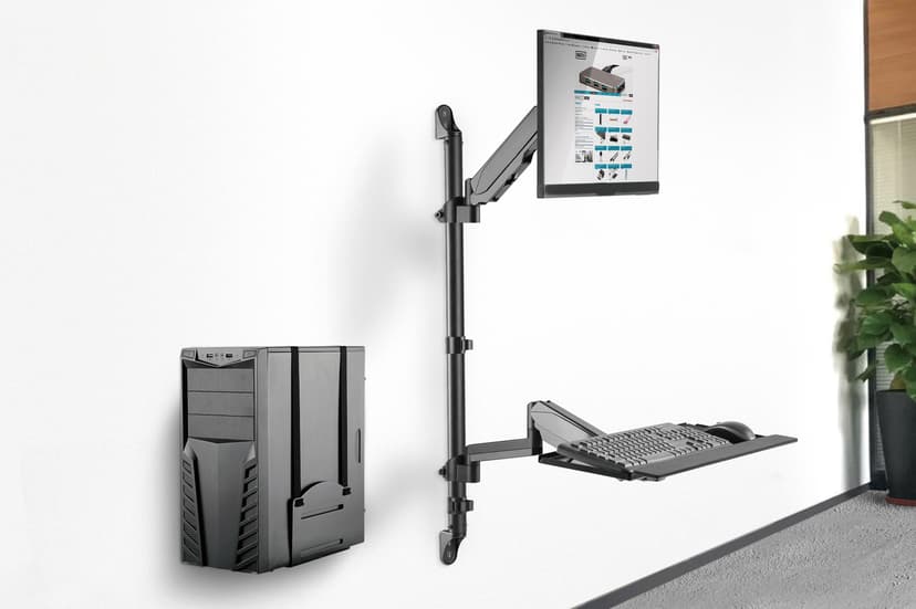 Digitus DA-90372 fäste och ställ till bildskärm 81,3 cm (32") Bord Svart