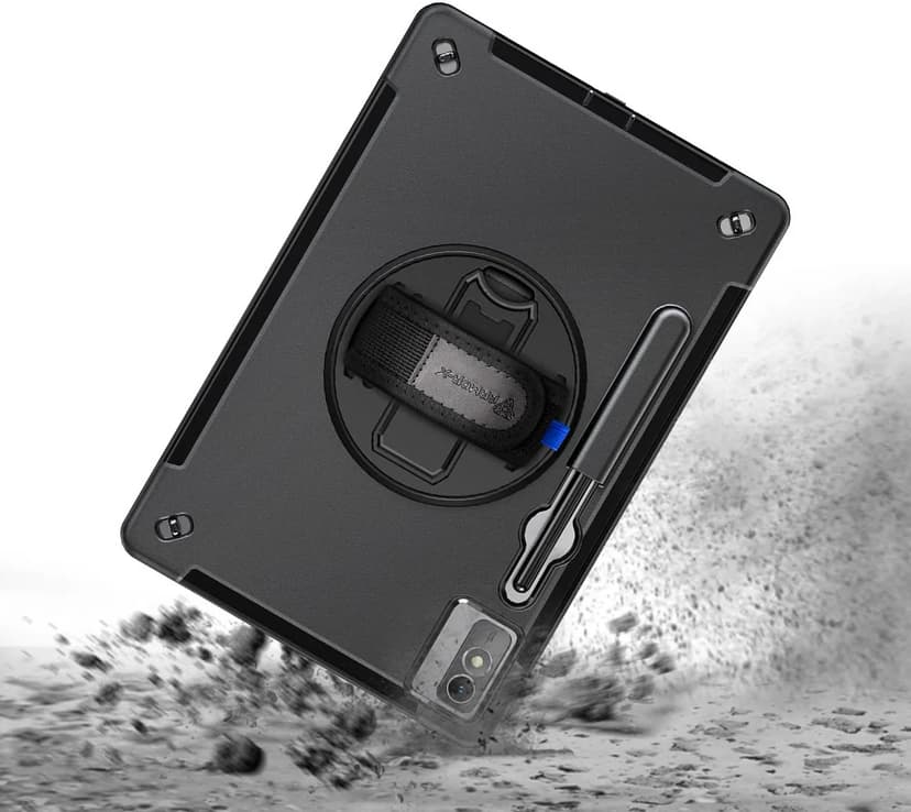 Armor-X Rainproof military grade rugged case with hand strap and kick-stand Lenovo Tab P12 Sort