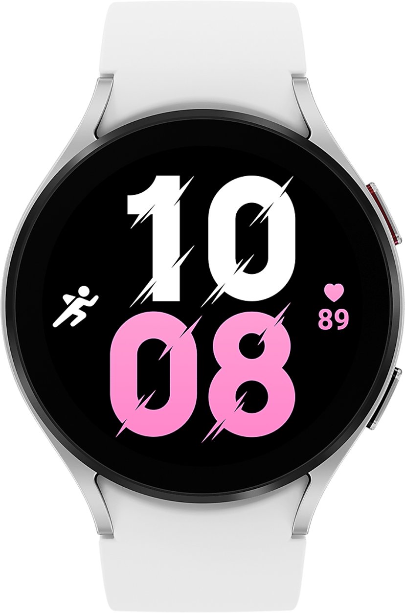 Samsung Galaxy Watch5 44mm Bluetooth Silver With Silver Sport Band Zilver