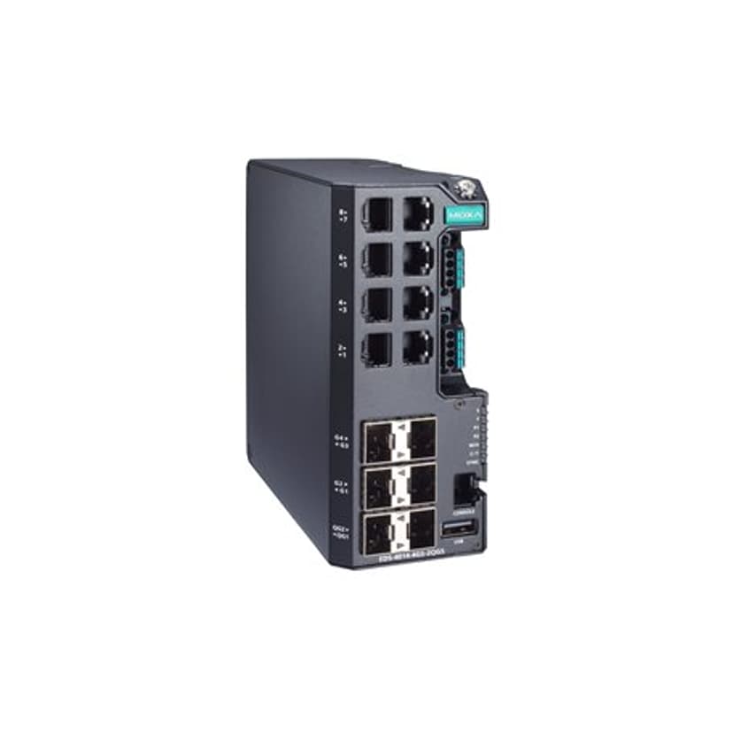 Moxa EDS-4014-4GS-2QGS-LV 8xFE 4xSFP 4xSFP2.5G Switch