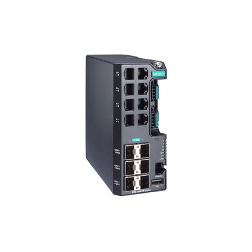Moxa EDS-G4014-6QGS-LV 8xGE 6x2.5GSFP Industrial Switch