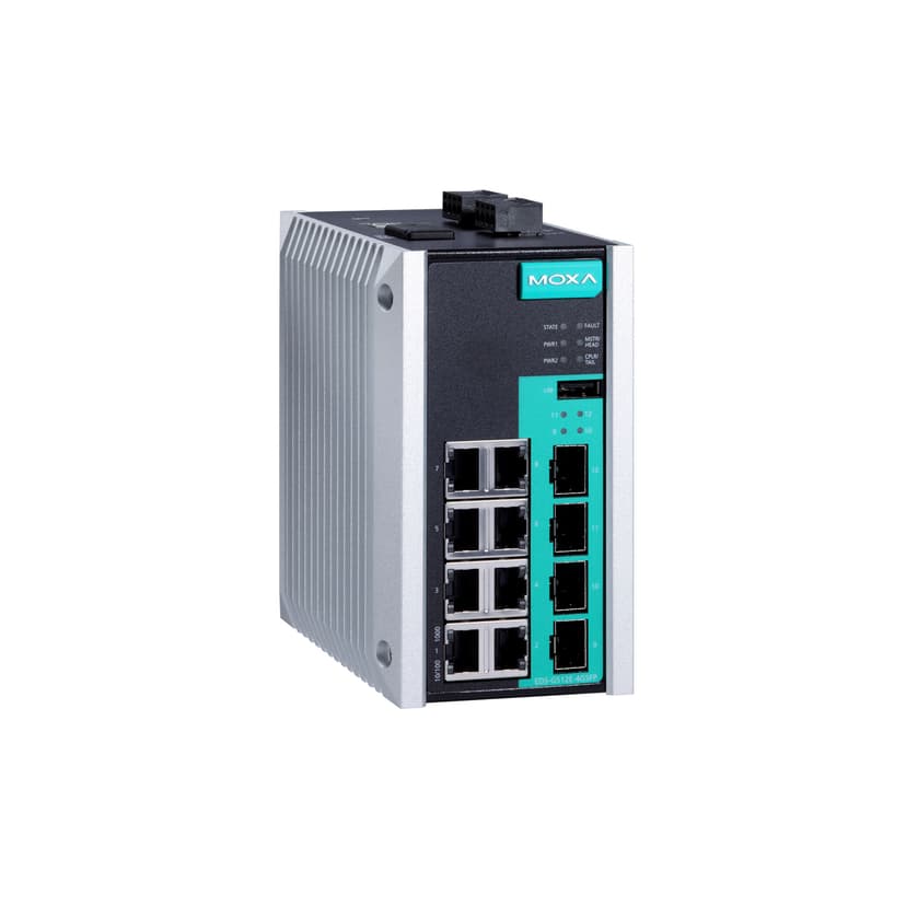 Moxa EDS-G512E-8POE-4GSFP Industrial Switch