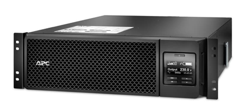APC SRT5KRMXLIM UPS-virtalähde Taajuuden kaksoismuunnos (verkossa) 5 kVA 4500 W 12 AC-pistorasia(a)