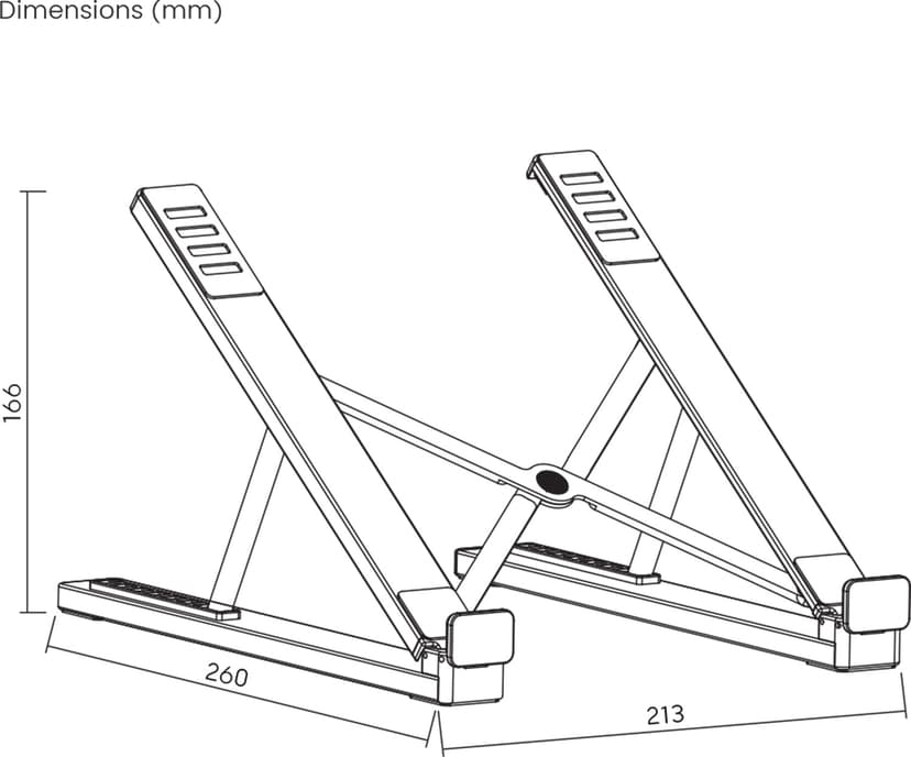 Prokord Adjustable & Collapsible Laptop Stand