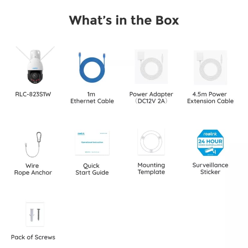 Reolink W840 4K 8MP WiFi 6 PTZ