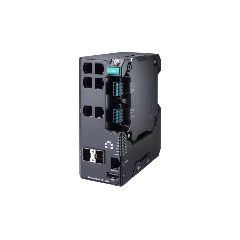 Moxa EDS-4008-2GT-2GS-LV Industrial Switch